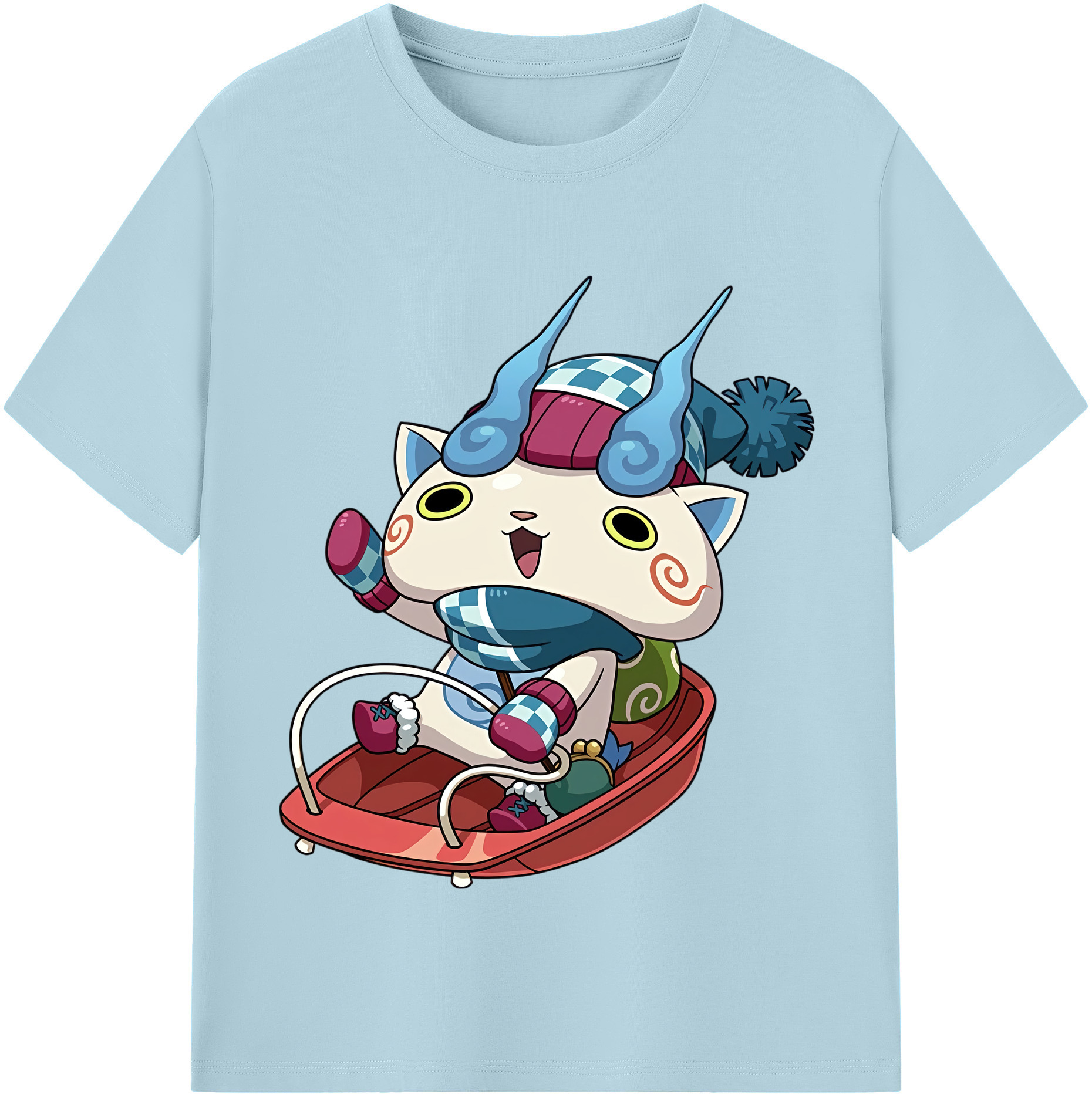 （画像用） 妖怪ウォッチ Yo-kai Watch 綿100％半袖Tシャツ（フロントプリント）
